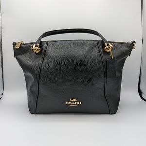 New Black Coach Kacey Satchel